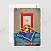 なぜなら誰かが悲しい思い切った第二次世界大戦を話したからだ ポストカード (正面/裏面)