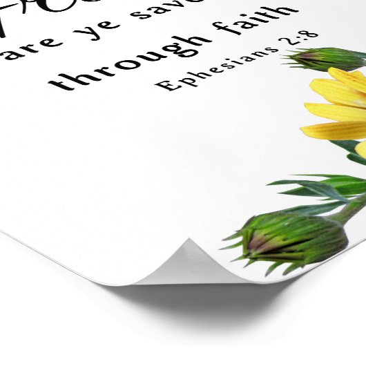 なぜなら，恵みによって信仰を通救して，エペソ人は ポスター (角)