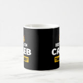 なぜならIm Caleb Tなぜユーモアのあだ名 コーヒーマグカップ (中央)