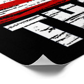 なぜなら'MERICA THAT WHY US Flag Poster （小） ポスター (角)