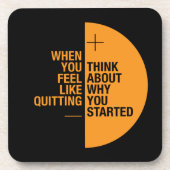 …なぜについて始まったか考えて下さい コースター (正面)