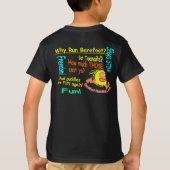 なぜはだし操業か。 Tシャツ (裏面)