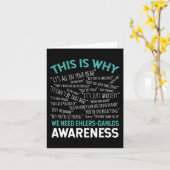 なぜエラーズ – ダロス症候群が必要なのか認識度 カード (黄色い花)