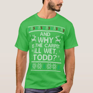 なぜカーペットが濡れているのだろう3 冗談 Tシャツ