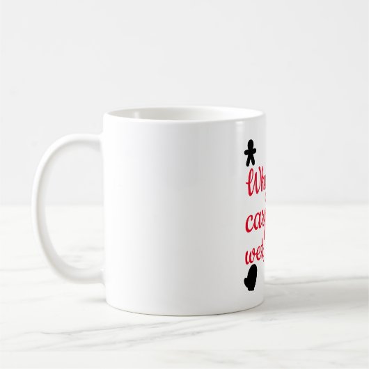 なぜカーペットが濡れてるの?コーヒーマグ コーヒーマグカップ (左)