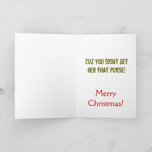 なぜサンタがあのバイクを… シーズンカード (内部)