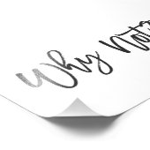 なぜダメなの?やる気を起こさせるタイポグラフィフォトプリント フォトプリント            (角)