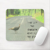 なぜトルコは道路を渡った？ミーム マウスパッド (マウス)