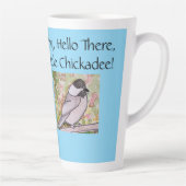 なぜハローザリトル《鳥》アメリカゴガラベビーブルー カフェラテマグ (右)