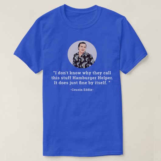 なぜハンバーガーと呼ばれているのか物が分からない Tシャツ (デザイン正面)