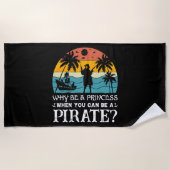 なぜプリンセスになれる？ ビーチタオル (正面)