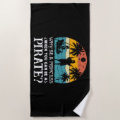 なぜプリンセスになれる？ ビーチタオル (正面)