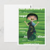 なぜベジタリアン ポストカード (正面/裏面)