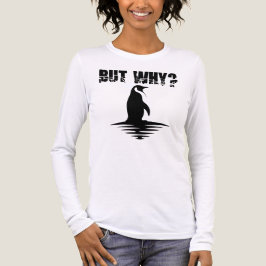 なぜペンギン?ペンギンの歩くグラフィック トライブレンドTシャツ