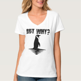 なぜペンギン?ペンギンの歩行グラフィック Tシャツ