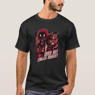 なぜマスククールスプレーが落書きガスマスクできる Tシャツ