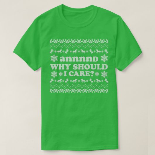 なぜユニコー気にスのことわざおもしろいChrを知る Tシャツ (デザイン正面)