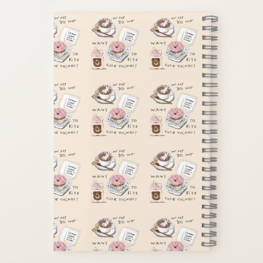 なぜ可愛いものを噛みたいと思う？ ノートブック (裏面)