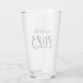 なぜ大晦日に タンブラーグラス (裏面)