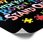 なぜ帽子の自閉症のドクター先生猫にクール適合する ポスター (角)