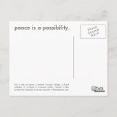 なぜ平和でないのかはがきでフランスのす。 ポストカード (裏面)