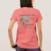 なぜ彼が待つ？ Tシャツ (裏面)