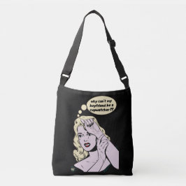 「なぜ彼氏は警官になれないのおもしろい?」 クロスボディバッグ