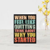 なぜ感じ始めやめたのかを思い出すとき カード (黄色い花)