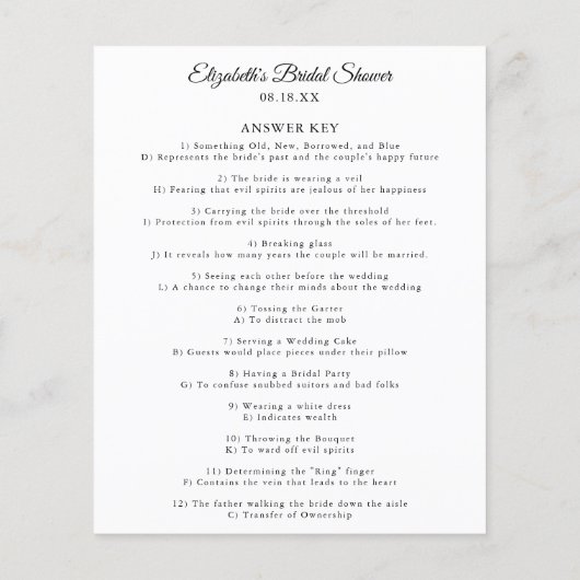 なぜ我々はそんなことをする |ブライダルシャワー (裏面)