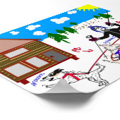 なぜ我々はスキージャリングを愛する！ ポスター (角)