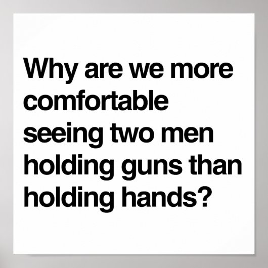 なぜ我々は2人の男性がguを保持するのを見て快適である ポスター (正面)