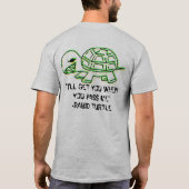 なぜ操業か。 Tシャツ (裏面)
