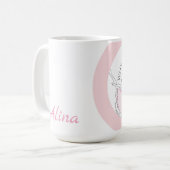 なぜ歩くもしあなたの名前バレリーナMugを踊ることができる コーヒーマグカップ (正面左)
