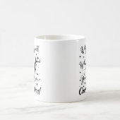 なぜ歩く?側転しよう!楽しい側転Tシャツ コーヒーマグカップ (中央)