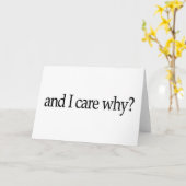 なぜ気にだ？ カード (黄色い花)