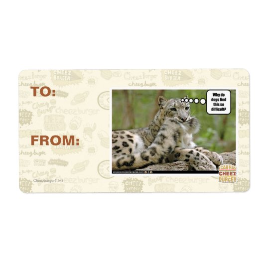 なぜ犬は難しいと思う？ ラベル (正面)