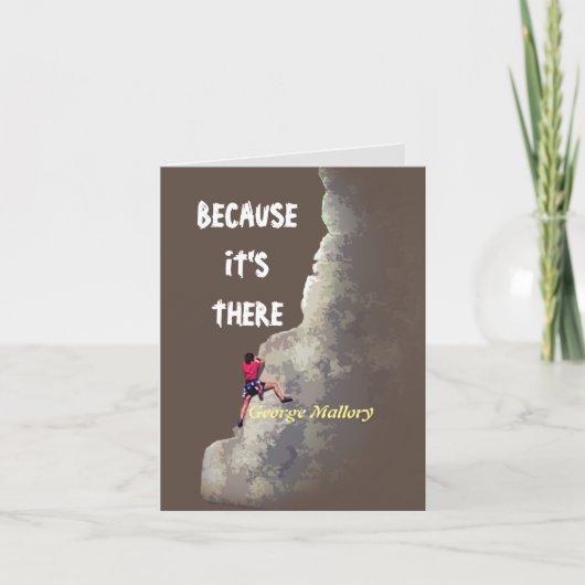 なぜ登る?-カードがあるから カード (正面)