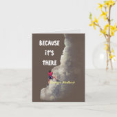 なぜ登る?-カードがあるから カード (黄色い花)