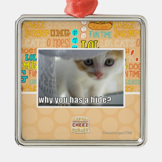 なぜ皮がありますか。 メタルオーナメント (正面)