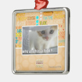 なぜ皮がありますか。 メタルオーナメント (左)