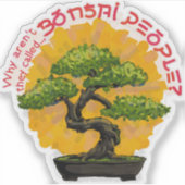 なぜ盆栽と呼ばれないのか？ シール (正面)