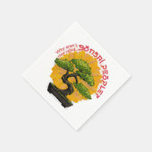 なぜ盆栽と呼ばれないのか? スタンダードカクテルナプキン (角)