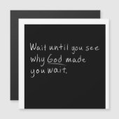 なぜ神があなたを待たせた事を見るまで待つ (正面/裏面)