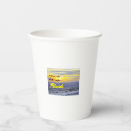 なぜ神はフロリダの海波を作った 紙コップ