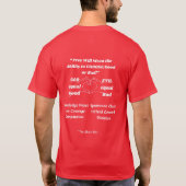 なぜ私たちは"自由意志"を持っている。 Tシャツ (裏面)
