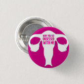 なぜ私とそう取りついていましたか。 缶バッジ (正面&裏面)