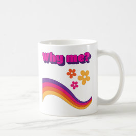 なぜ私の引用文カラフルが花文字を行はっきりしたう コーヒーマグカップ