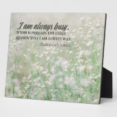 なぜ私はいつも元気なのか フォトプラーク (側面)