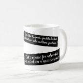 なぜ私はキッ来チヴィンテージに入ったおもしろい コーヒーマグカップ (正面右)