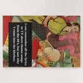 なぜ私はキッ来チヴィンテージに入ったおもしろい ジグソーパズル (横)